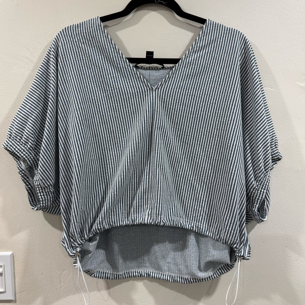 Marc New York - Cropped Top - Striped Shirt